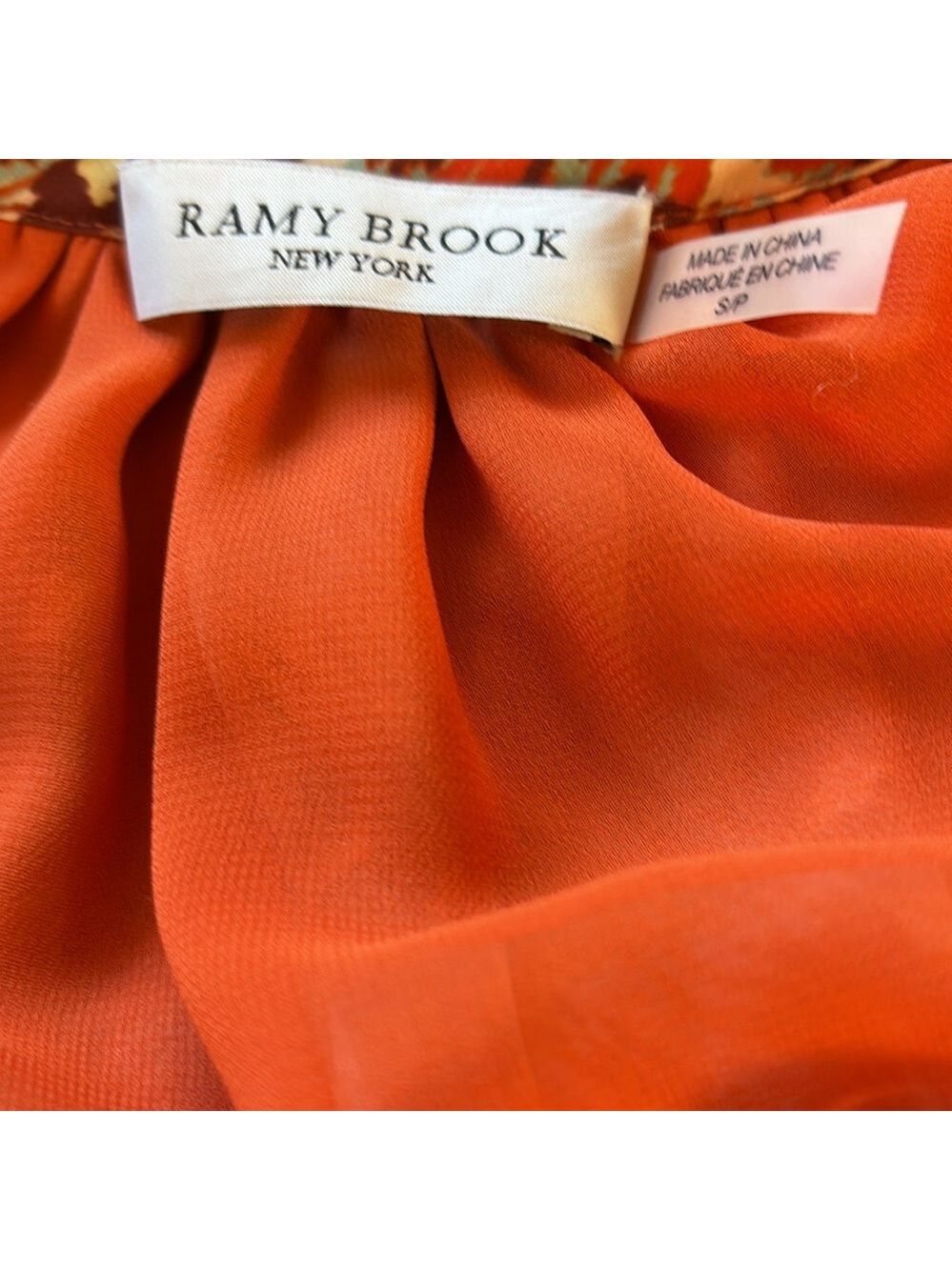 Ramy Brook Orange Long Sleeve - Picture 4 of 6